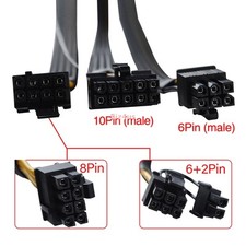 10pin to 8 6pin Power Cable for DELL Precision 5820 T5820 and GPU 60cm PCI-E US