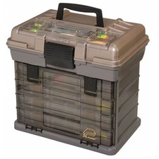 Plano Adjustable Compartment Box with 2 to 112 compartments, Plastic, 12 in H x