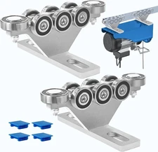 Unistrut Trolley, 6+2 Wheel Unistrut Rollers - Anti-Lock & Anti-Fall, Electri...