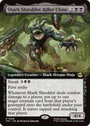 Shark Shredder, Killer Clone (Extended Art) #268 Rare MTG