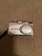 Fuji FinePix A210 Silver 3.2 Megapixel Digital Camera Tested Works Read