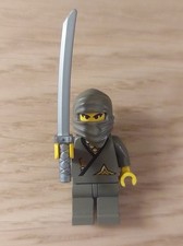 LEGO Castle Minifigur Ninja - Gray Figur cas049