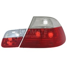 BMW E46 Coupe 1998-2001 Inner & Outer Rear Tail Lights Lamps Drivers Side