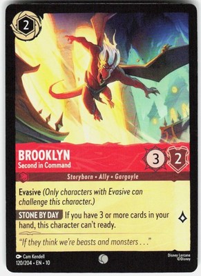 Brooklyn Second in Command 120/204 Whispers in the Well Disney Lorcana