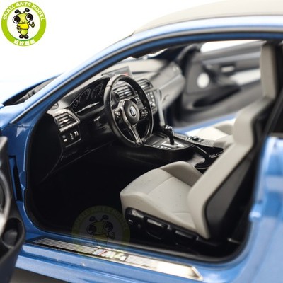 1/18 Paragon BMW M4 F82 2014 Blue Diecast Model Car Toys Friends