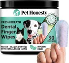 Dental Care for Dogs & Cats- Finger Wipes for Teeth Cleaning Plaque Off 30 count — photo 1