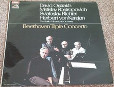 Oistrakh, Rostropovich, Richter, Von Karajan - Beethoven Triple Concerto Vinyl