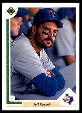 Jeff Russell 1991 Upper Deck #648 Rangers MLB READ FREE SHIPPING AutographDen