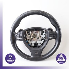 13-15 Bmw F02 750i M-sport Steering Wheel W Paddle Shifters Oem