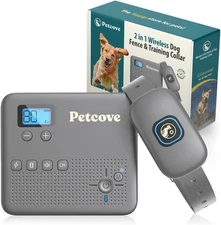 PETCOVE PawGuard Wireless Pet Fence & Dog Training Collar - New In Box Sealed