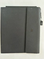 BTS Suga Artist Made Collection Black Note Cover Set with Pen And Two Notepads