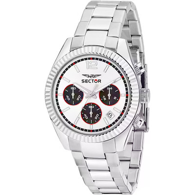 Sector 240 Uhr Ref. R3273640028 Chrono Quarz Stahl Neu