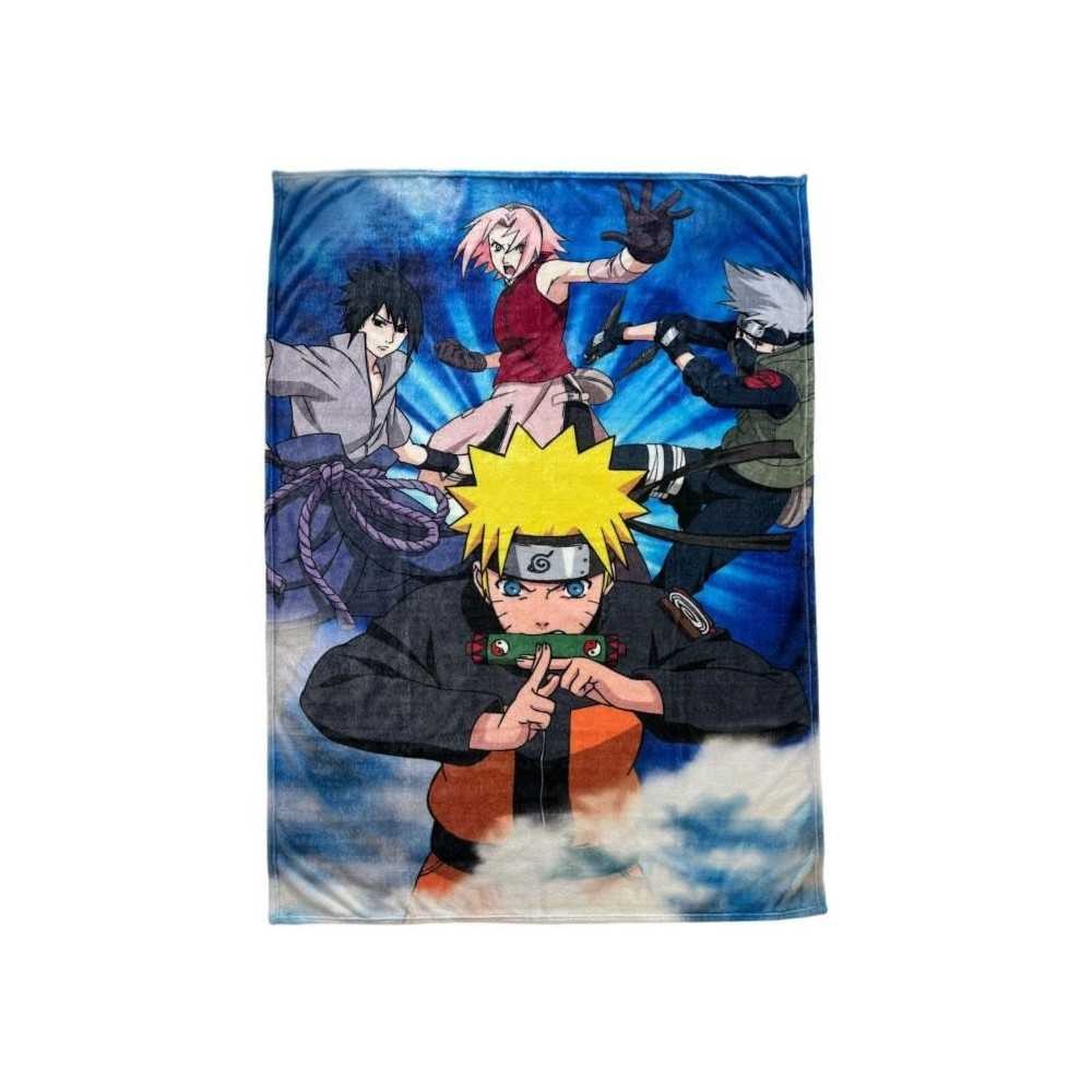 Plaid Naruto Shippuden Team 7 : couverture de canapé idéale pour vos soirées anime