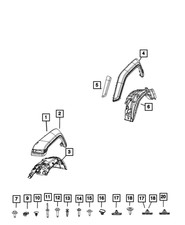 Genuine Mopar Anti-Chip Film Right 68500108AA