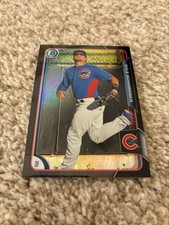KYLE SCHWARBER ROOKIE BLACK REFRACTOR BOWMAN CHROME 2015 #BCP58 BASEBALL CARD !. rookie card picture