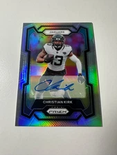 2023 Panini Prizm Christian Kirk #134 Silver Prizm Auto Read