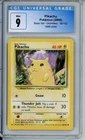 CGC 9 - Pikachu Pokemon Card 58/102 1999 Base Set Unlimited 1999