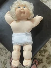 Vintage 1980s Coleco Cabbage Patch Doll Cornsilk Platium Blonde Blue Eyes Naked