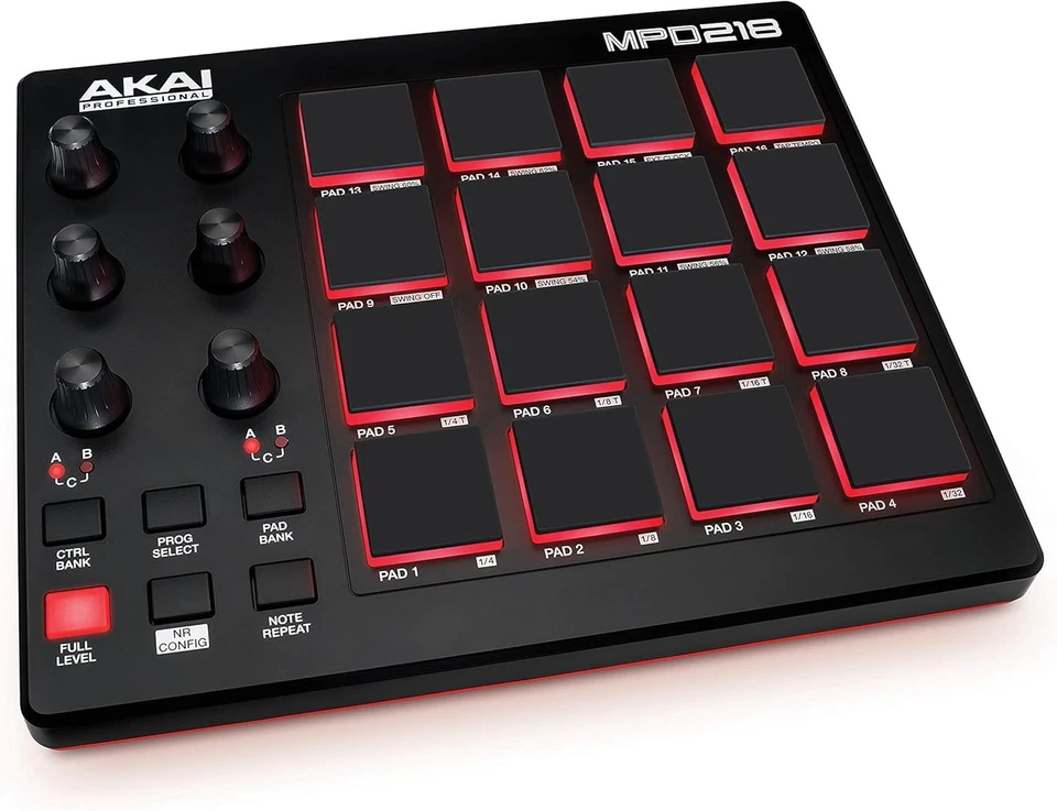 🥁 AKAI MPD218 – Mint in Box | USB MIDI Pad Controller | Complete w/ Accessories - Image 2 of 4