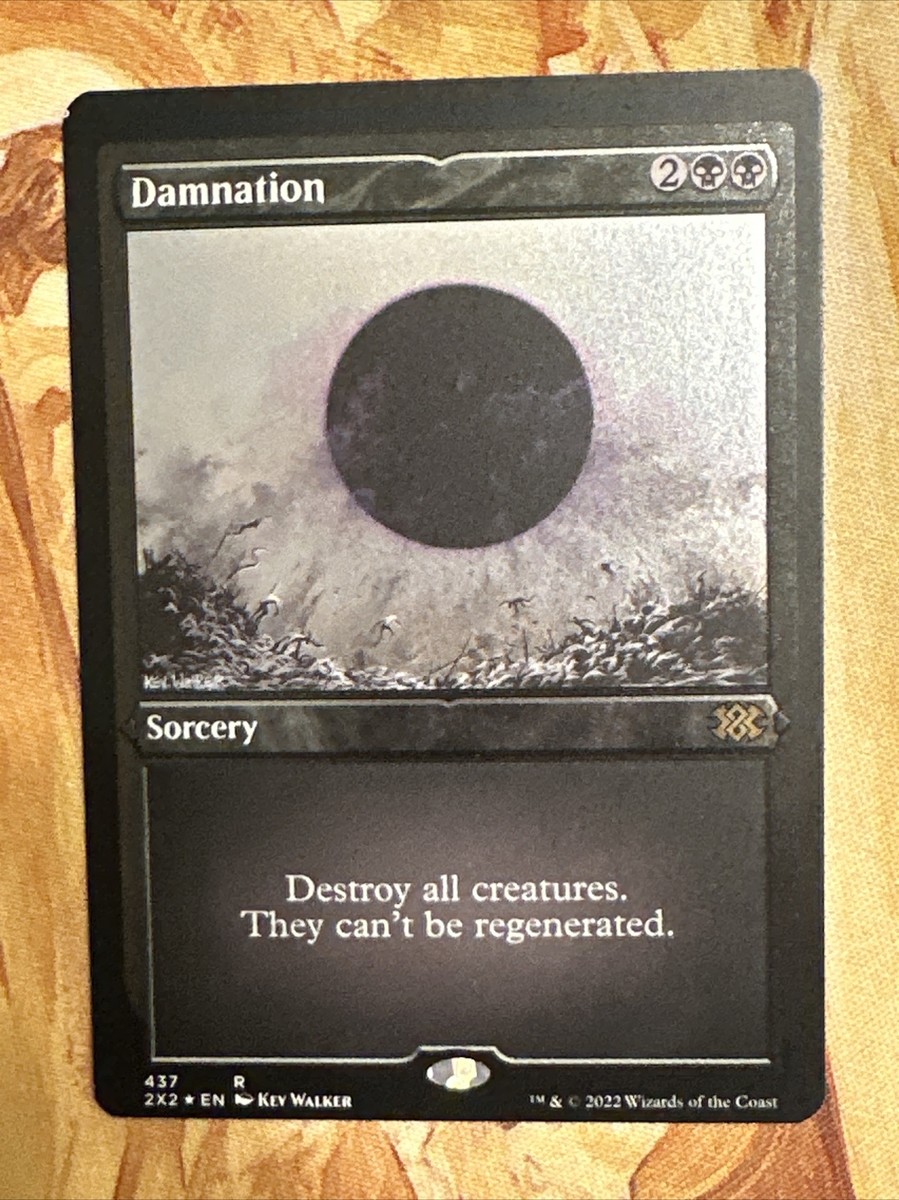 damnation mtg card [Foil] Prices | Magic Planar Chaos They cant be regenerated. Actual Damnation : r/custommagic