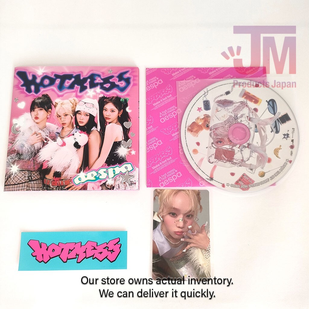 aespa HOT MESS CD WINTER Poster Ver. WINTER card Japanese aespa HOT MESS CD WINTER Poster Ver. WINTER card Japanese