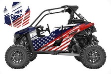Polaris RS1 graphics wrap kit 24 mil thick premium vinyl American Flag #9055 