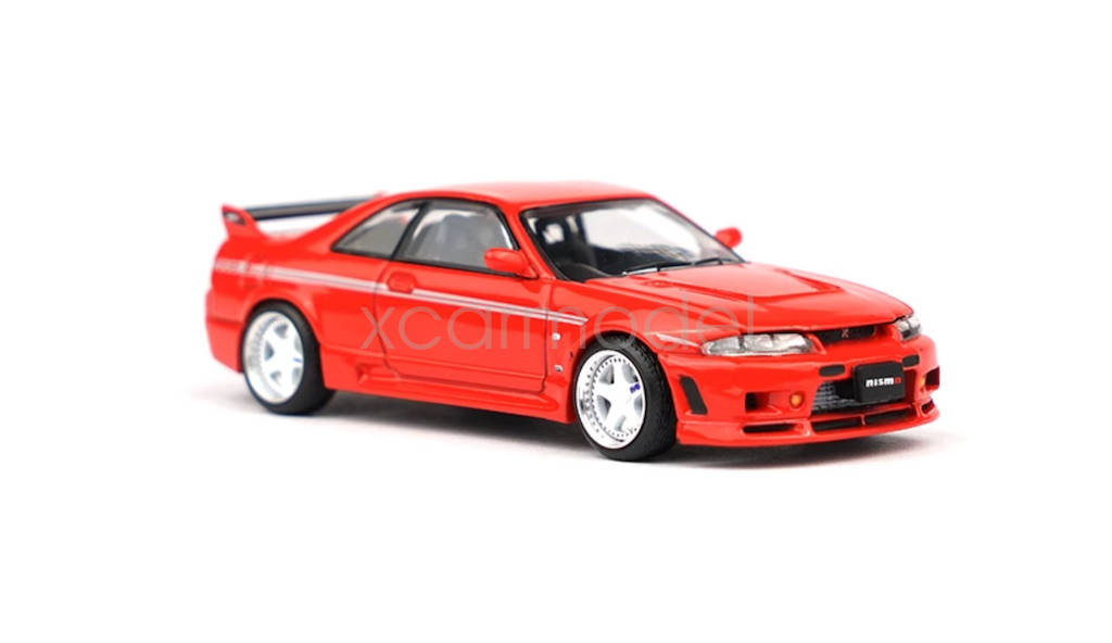Poprace 1:64 Scale Red Skyline GTR R33 Nismo 400R Sports Model