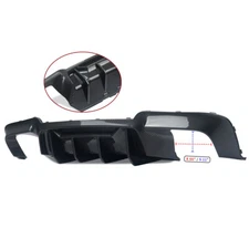 Carbon Fiber Look ABS For 12-16 BMW F10 M5 M Sport  Rear Diffuser Bumper Lip