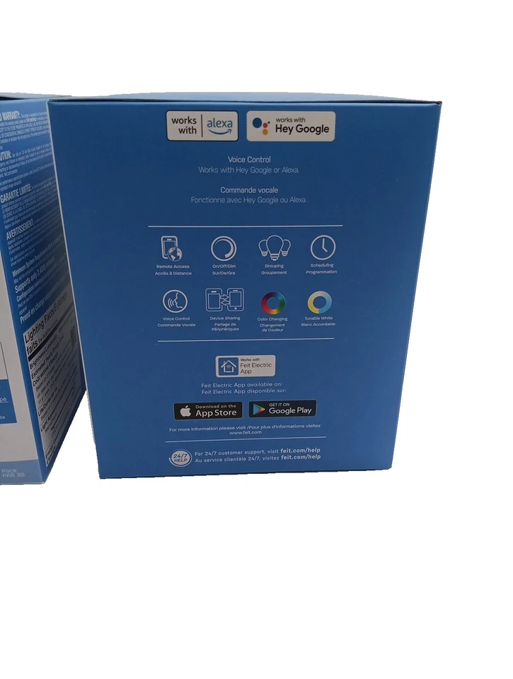 Feit Electric Smart WiFi 90-Watt EQ LED Par38 Color (e-26) Dimmable Light Bulb - Image 3 of 4