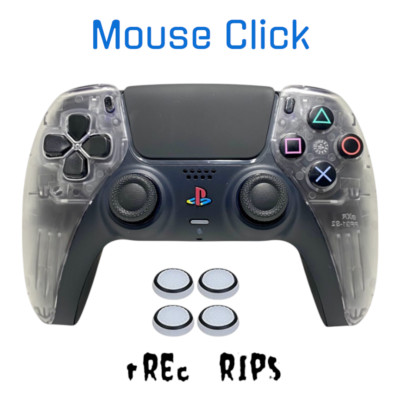 Custom Crystal Retro PS5 Controller Modded PlayStation 5 DualSense Mouse Click