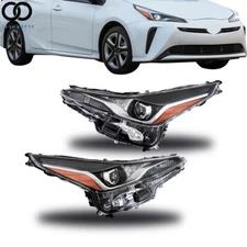 For 2019-2022 Toyota Prius LED Headlights Headlamps Assembly Left&Right Side
