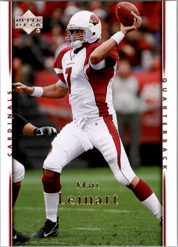 2007 Upper Deck Football "Main Set" Cards