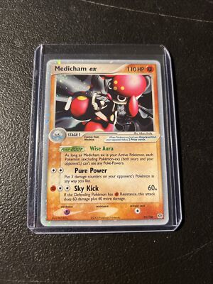 Medicham EX 95/106 Ex Emerald Ultra Rare Holo Pokemon Card - NM