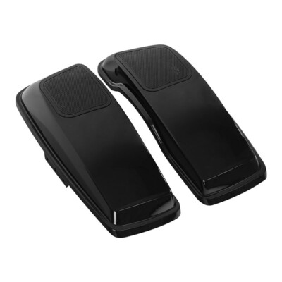 Vivid Black Hard Saddlebags 6x9'' Speaker Lids Fit For Harley Street Glide 14+
