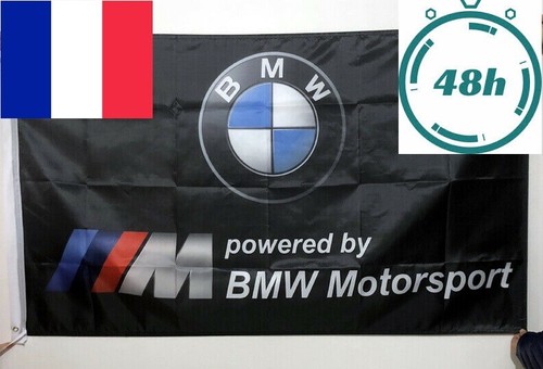 Drapeau Bannière Renault Alpine A110 - 90x150 Cm, Polyester, Thème BMW Motorsport, Neuf