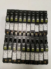 1 USED Square D QO120PCAFI 20 Amp 1-Pole 120V Circuit Breaker