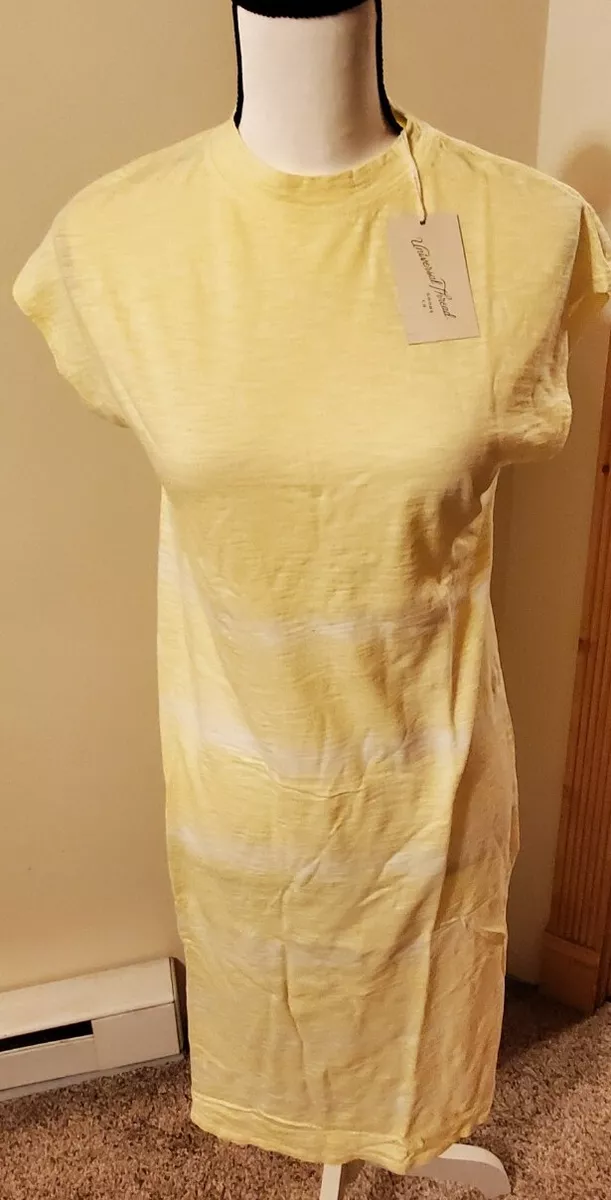 Universal Thread Woman's Yellow Shirt Dress XS NWT | eBay