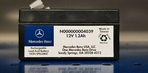 Mercedes-Benz AUXILIARY-SECONDARY SUPPORT BATTERY N 000000-004039 | US DEALER | eBay