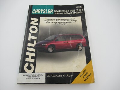 Chilton's Chrysler Caravan, Voyager and Town and Country : 1996 Through 2002