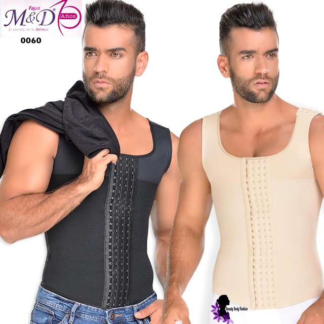 Men's Fajas M&D Post Lipo Surgery Slim Chaleco Body Shaper