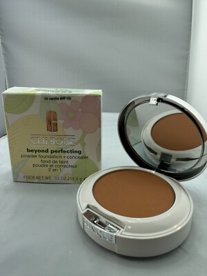 Clinique Beyond Perfecting Powder Foundation + Concealer 14 Vanilla (MF-G) 14.5g