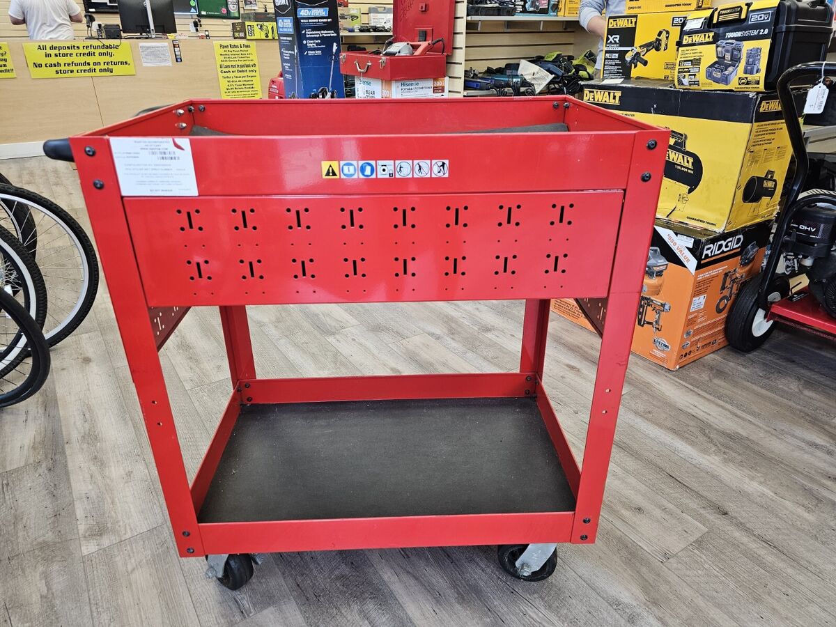 Blue Point Single Draw Tool Cart (Red) Pre-owned KRBC13PBO Blue Point Single Draw Tool Cart (Red) Pre-owned KRBC13PBO