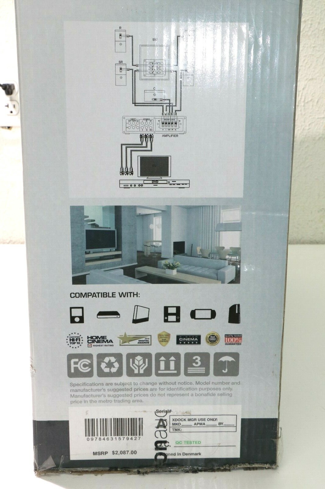 kamron audio 5.1 hd home theater system