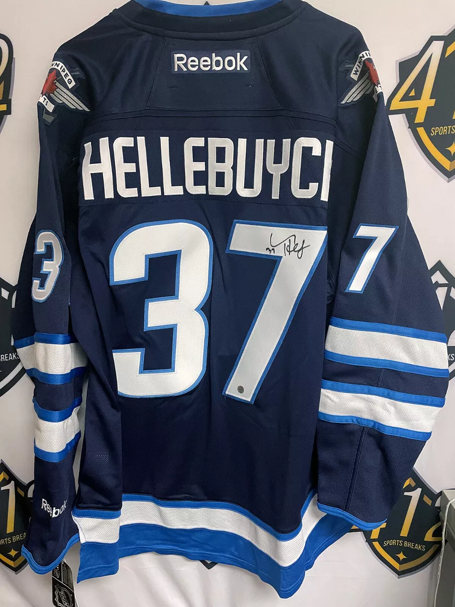 CONNOR HELLEBUYCK Winnipeg Jets SIGNED Autographed JERSEY w/ Frameworth COA