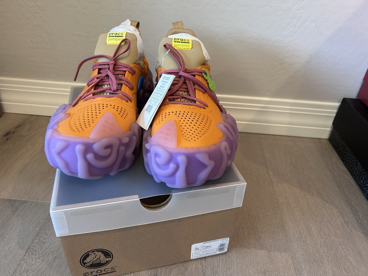 Size 15 - Salehe Bembury x Crocs Pollex Juniper Apricot for sale