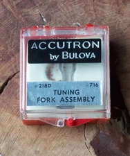 Original Bulova Accutron 218D watch Tuning Fork Assembly part #716 NOS in pack