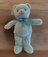 Baby Gund My First Teddy Bear Green Velour Checkered Bow 5717 Baby's 9" Vintage