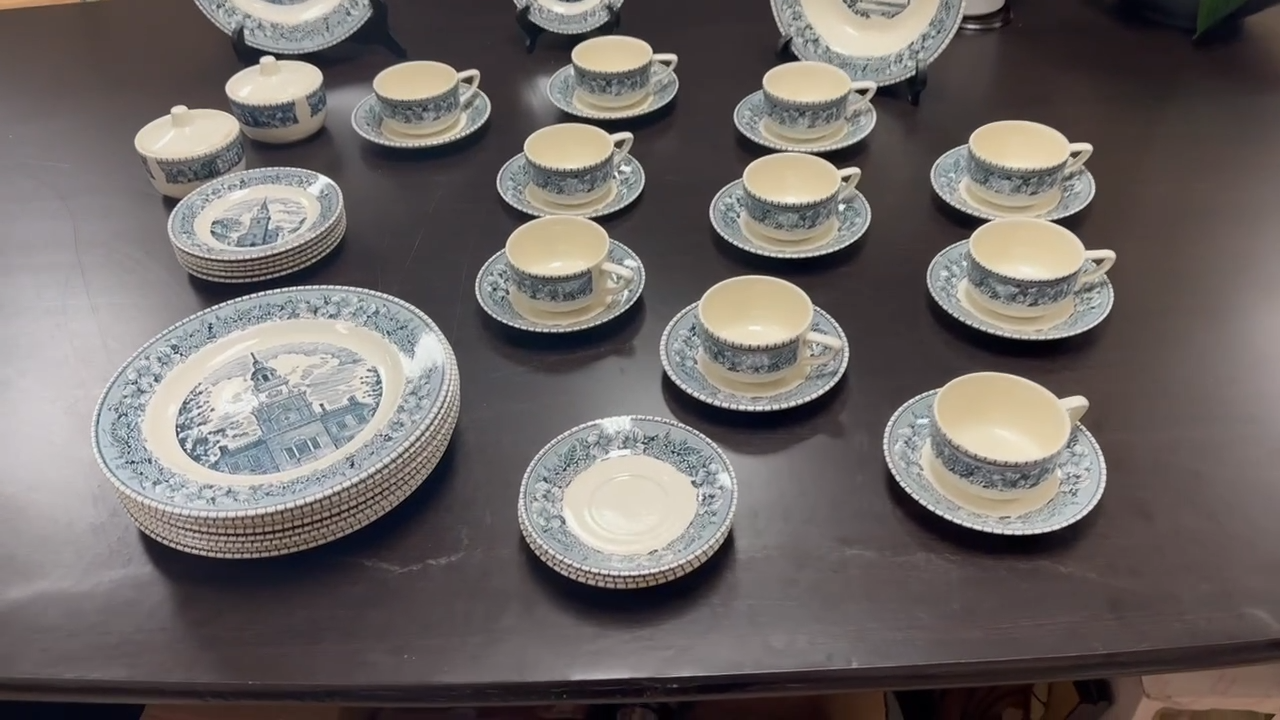 Cavalier Ironstone USA Dinnerware Set. 41 Pieces eBay