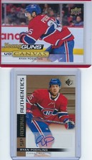 A 2-CARD LOT OF - 2019-20 SP & UPPER DECK RYAN POEHLING RC'S!!!