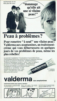 Advertising 0421 1968 cosmetics cream Valderma damage ugly skin 